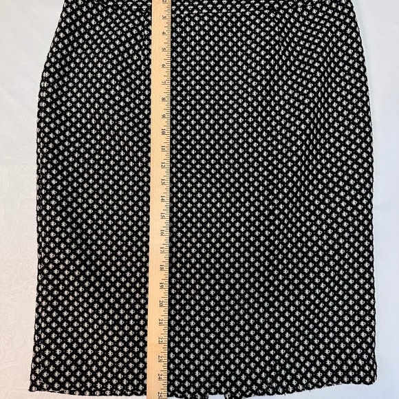 Charter Club Black and White A-Line Skirt - Picture 6 of 11